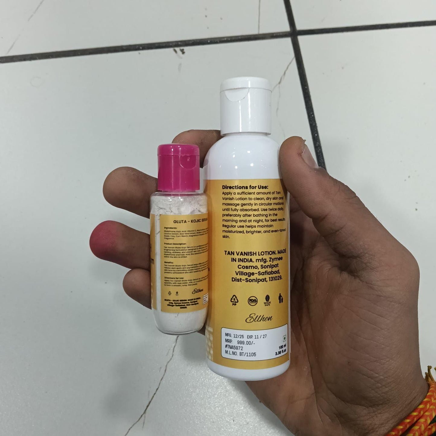 Tan Vanish Glutai Kojic Lotion and Gluta Kojic Serum 100 ml